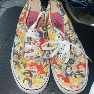 Disney princess mix vans women’s size 9